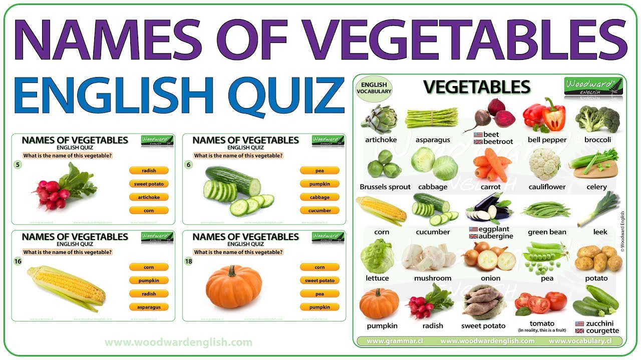 35 Vegetables Name