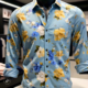 Explore the Latest Flower Style Casual Men Shirt on The Spark Shop | thesparkshop.in:product/flower-style-casual-men-shirt-long-sleeve-and-slim-fit-mens-clothes