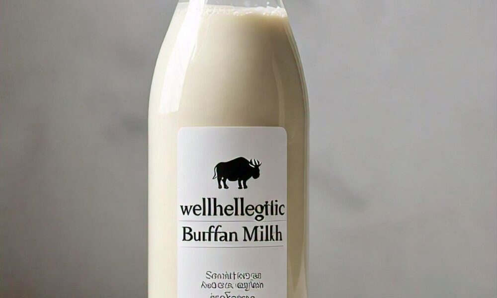 wellhealthorganic buffalo milk tag