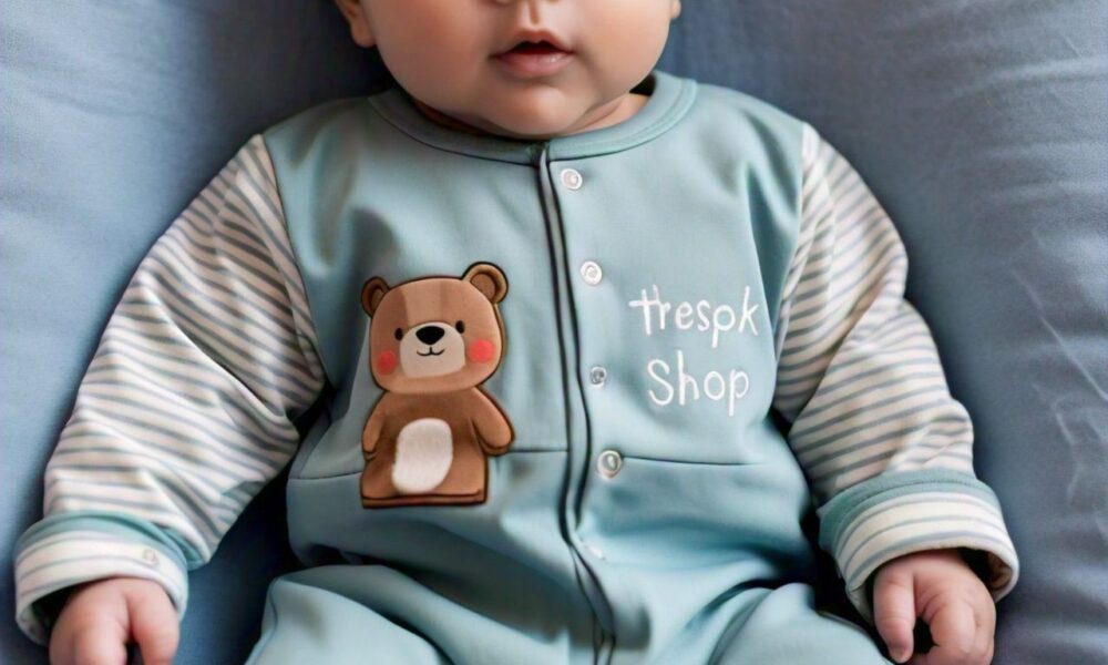 Stylish Comfort for Babies: A Review of Rs 149 Bear Design Long-sleeve Baby Jumpsuit Thespark Shop