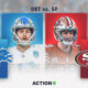 Detroit Lions vs 49ers Match Player Stats